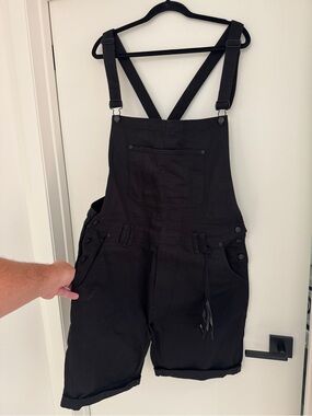 Publish Black Men’s Short Overalls